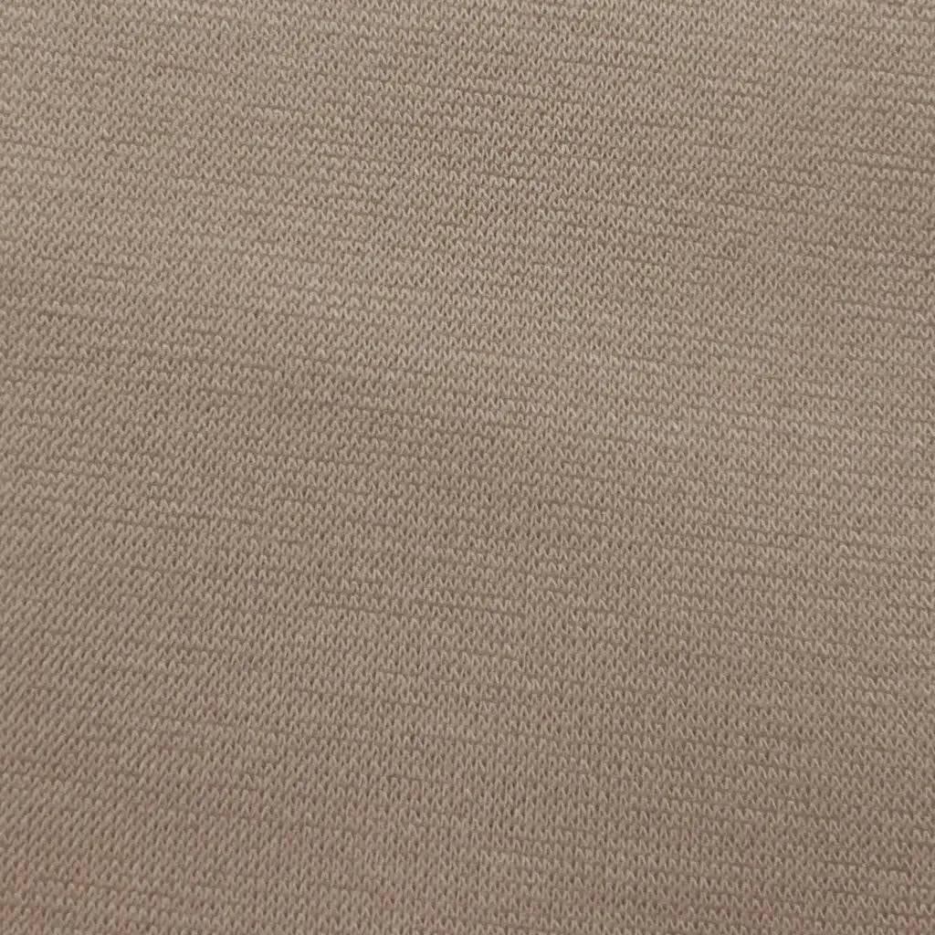 T/R Ponte Roma Spandex Knit Fabric:Light Beige Color