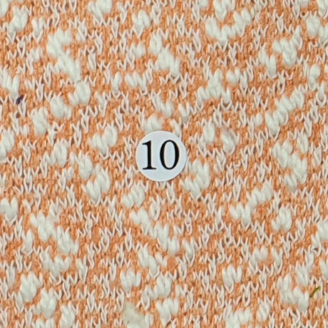 CVC Span Knit Fabric-Light Orange