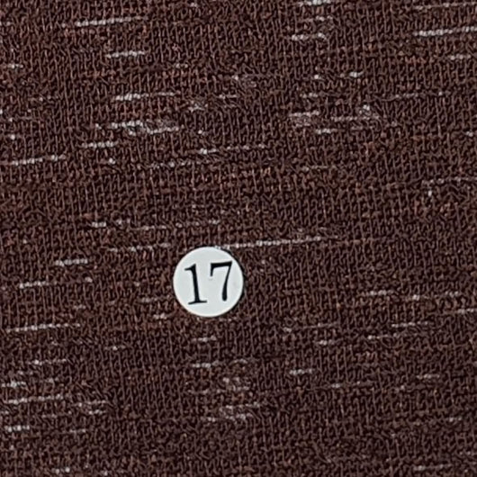 Borige Poly Span Knit Fabric-Brown