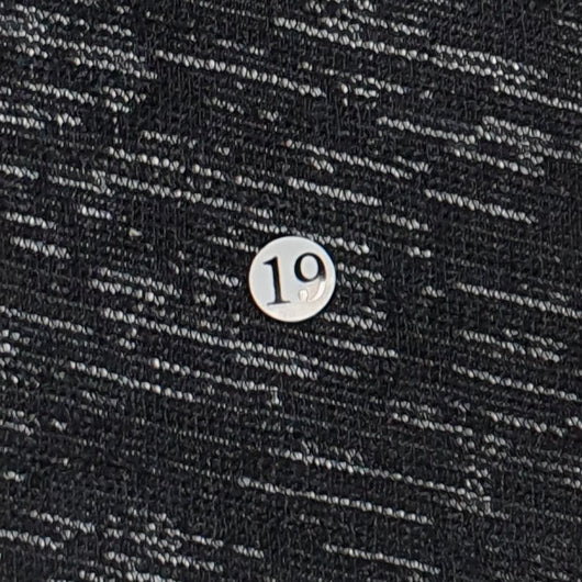 Borige Poly Span Knit Fabric-Black