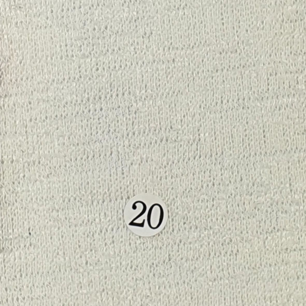 Borige Poly Span Knit Fabric-Ivory