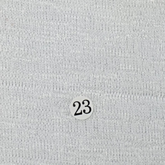 Borige Poly Span Knit Fabric-White