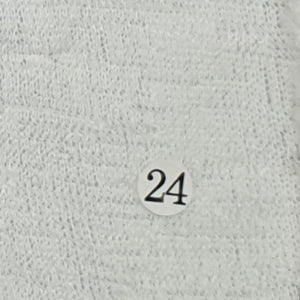 Borige Poly Span Knit Fabric-White Ivory