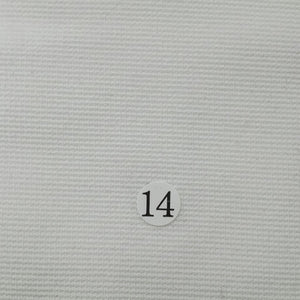 Corduroy Poly Span Knit Fabric-White