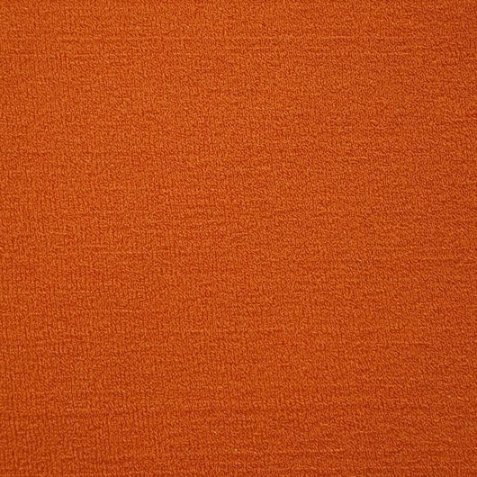 Time Polyester Knit Fabric-Deep Orange