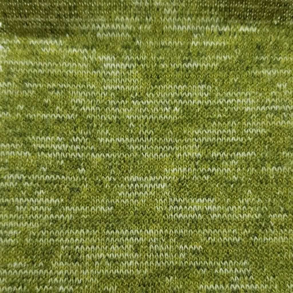 1.Green-2.Dark Green-3.Light Cream-4.Cream-5.Ivory - T/R Span Knit Fabric - FAB 1014
