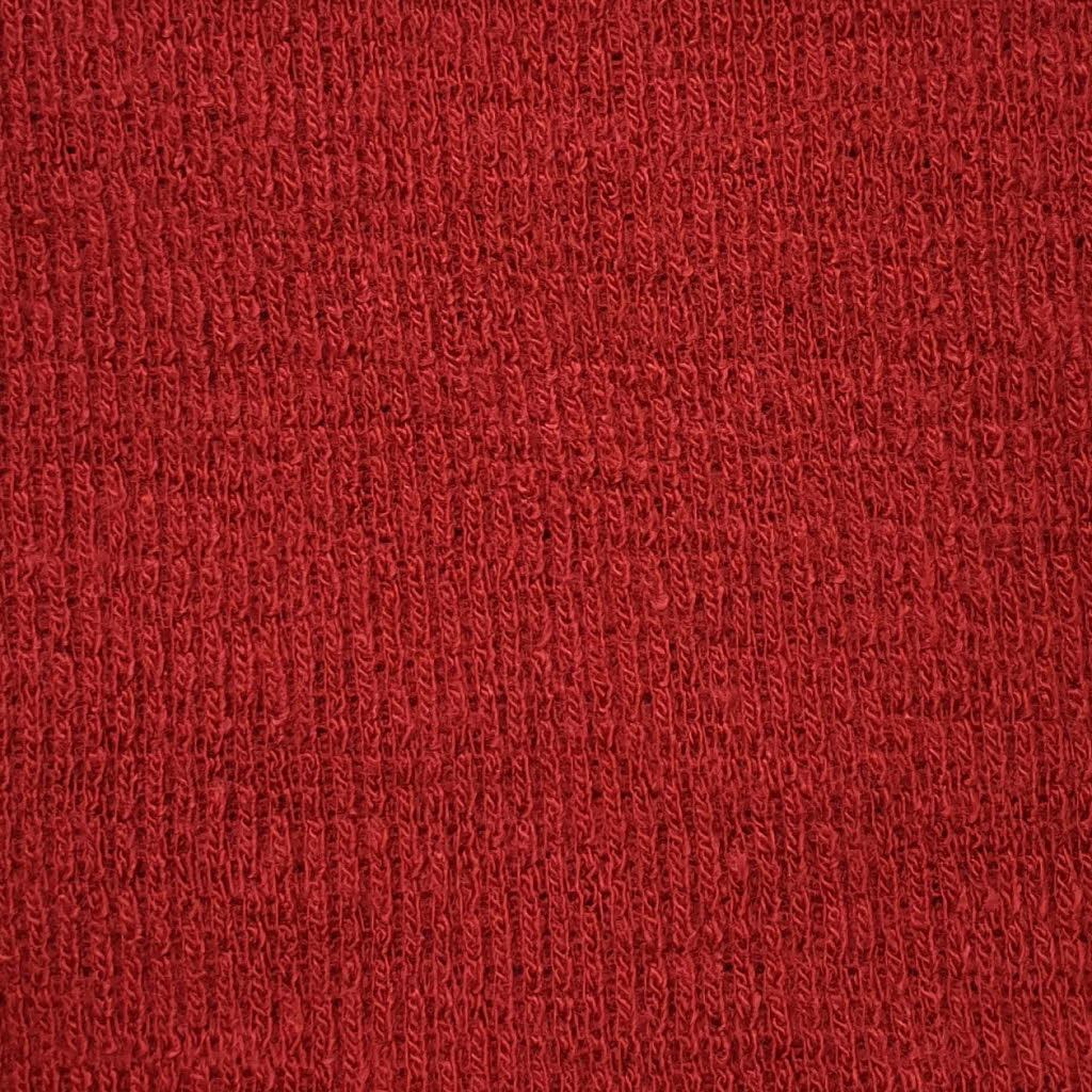 Acrylic Rayon Knit Fabric-Red