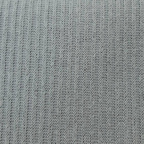 Mir 2x2 Rib Poly Span Knit Fabric-Grey