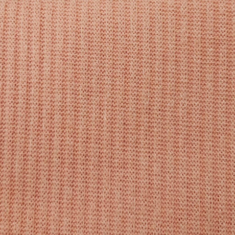 Mir 2x2 Rib Poly Span Knit Fabric-Light Ornage