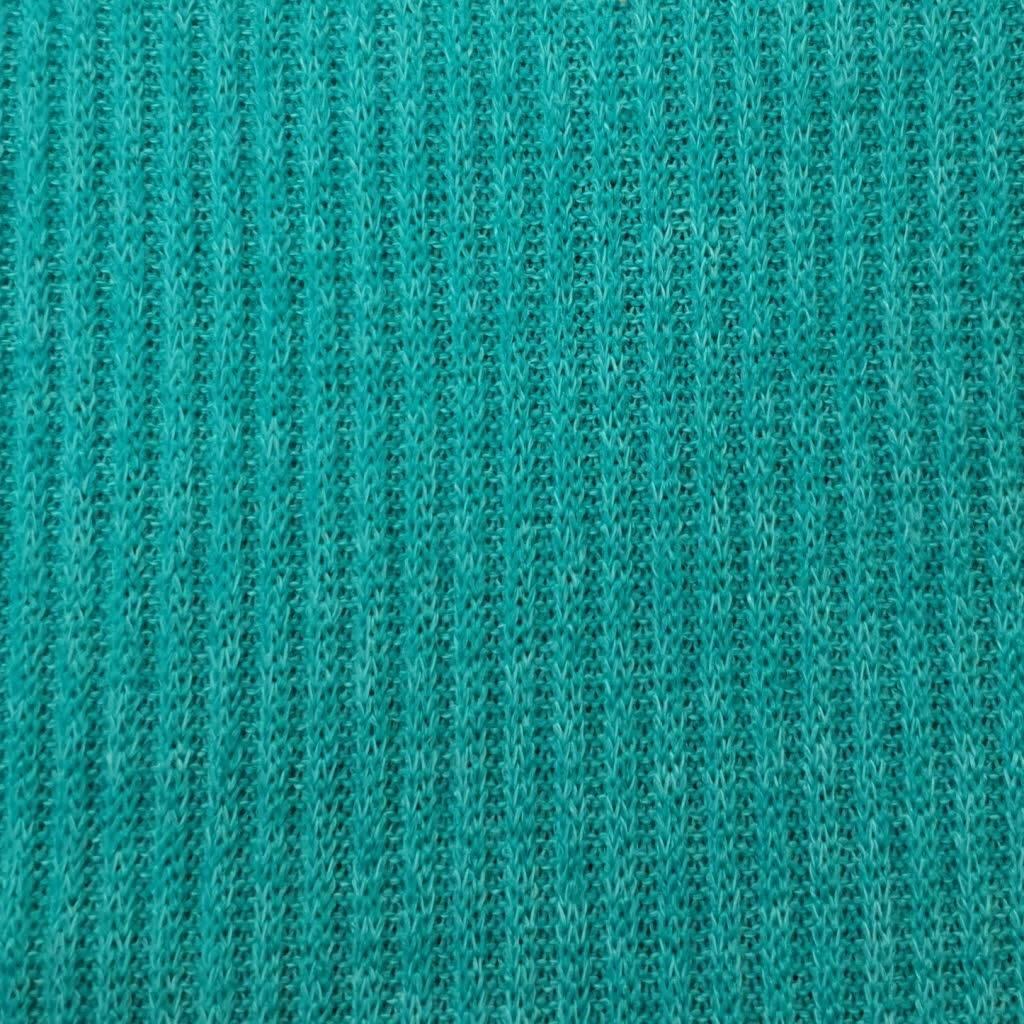 Mir 2x2 Rib Poly Span Knit Fabric-Emerald