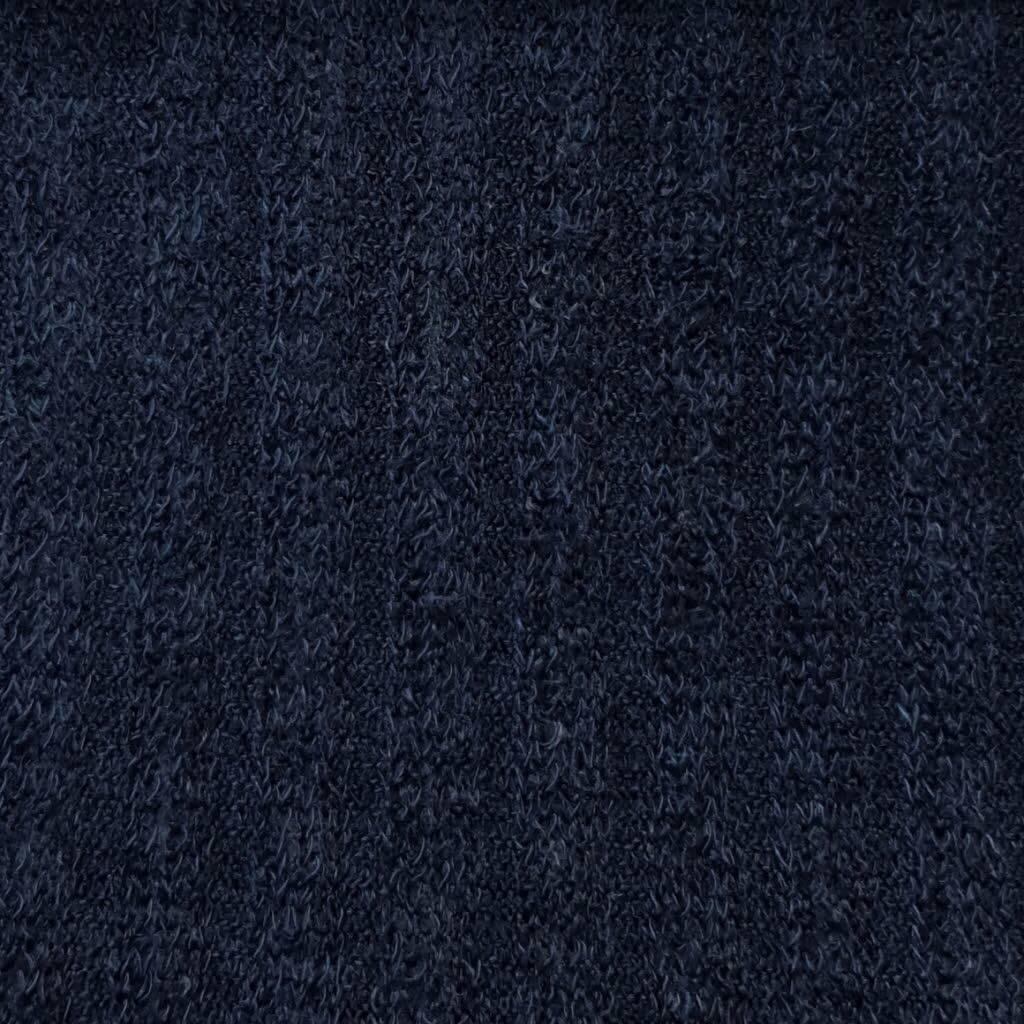 Mir 5x4 Rib Poly Span Knit Fabric-Navy