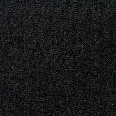 Mir 5x4 Rib Poly Span Knit Fabric-Black
