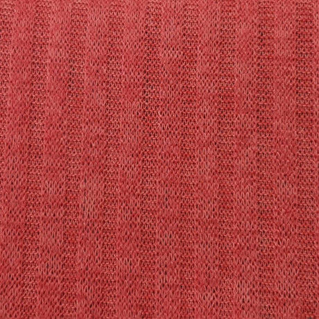 Mir 5x4 Rib Poly Span Knit Fabric-Coral