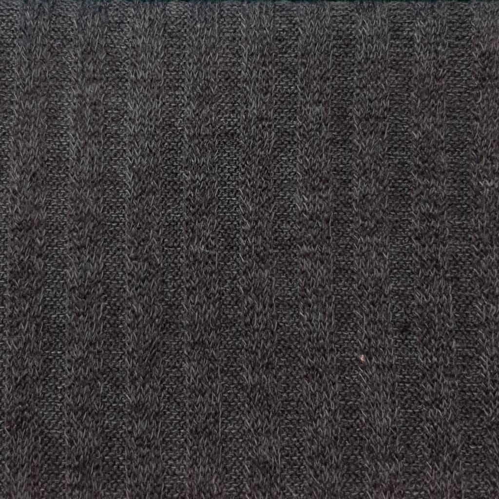 Mir 5x4 Rib Poly Span Knit Fabric-Dark Grey