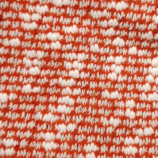 Cotton Poly Span Knit Fabric-Orange