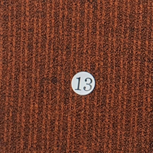 T/R Knit Fabric-Brick/Black