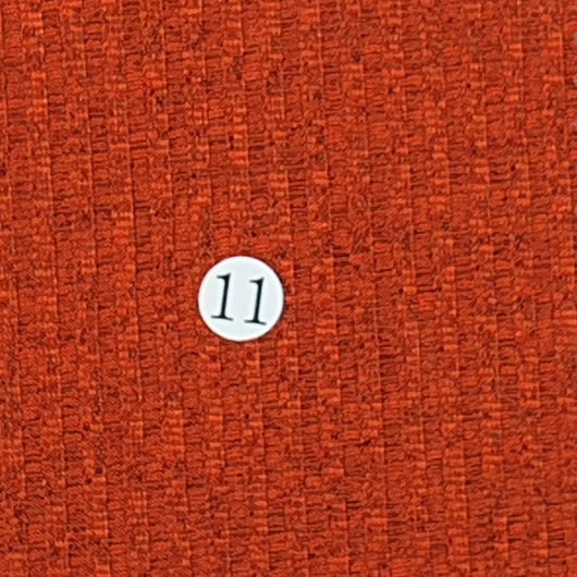 Rib Poly Span Knit Fabric-Orange