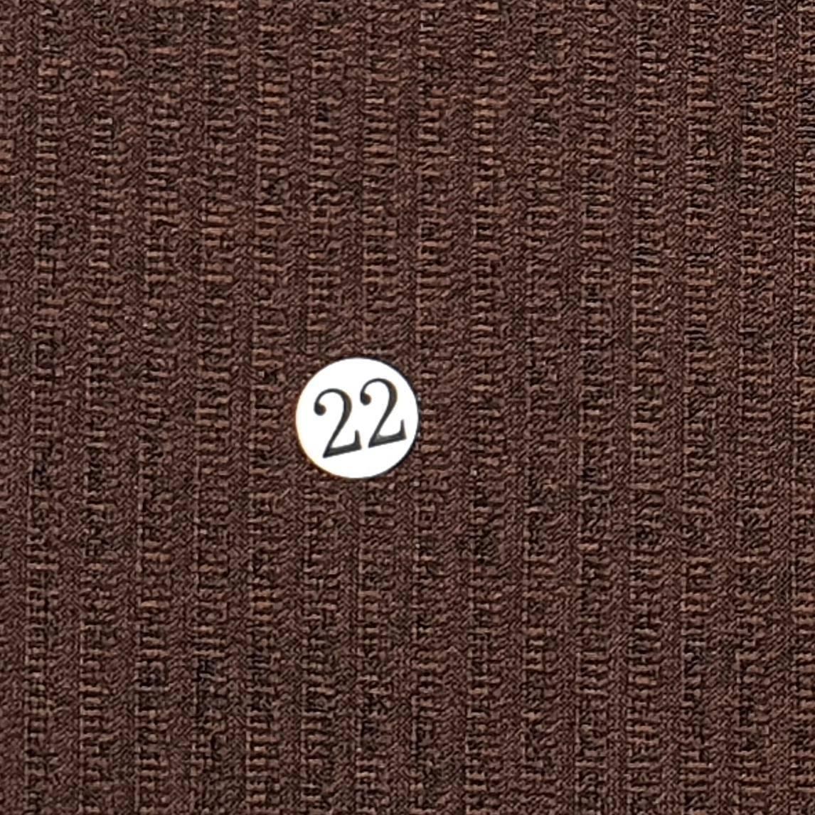 Rib Poly Span Knit Fabric-Brown1