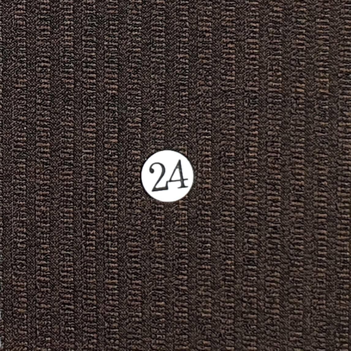 Rib Poly Span Knit Fabric-Brown3