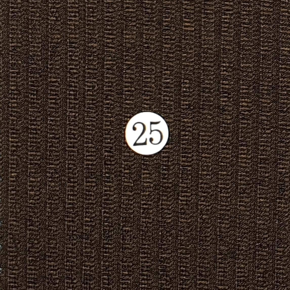 Rib Poly Span Knit Fabric-Brown4