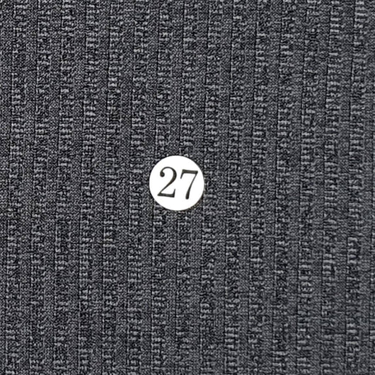 Rib Poly Span Knit Fabric-Light Grey