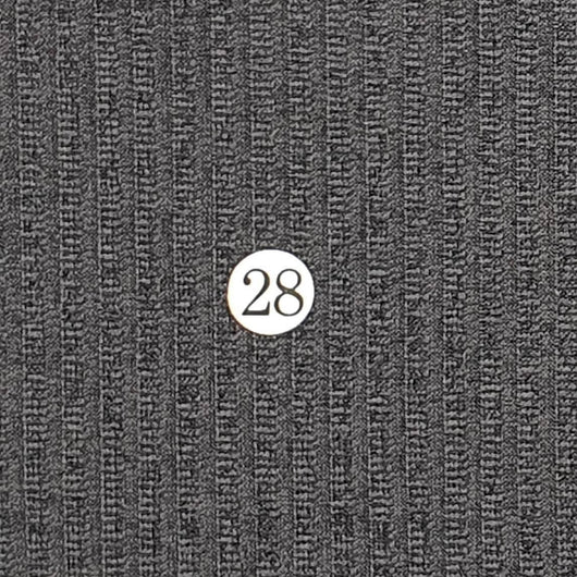Rib Poly Span Knit Fabric-Dark Grey