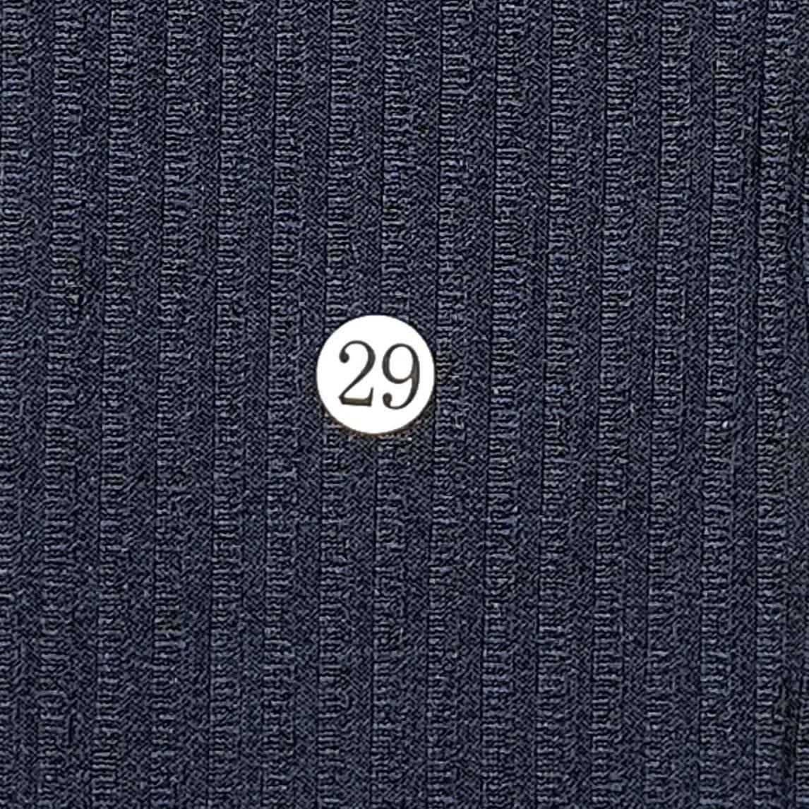 Rib Poly Span Knit Fabric-Navy