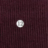 Tencel Rib Span Knit Fabric-Burgundy