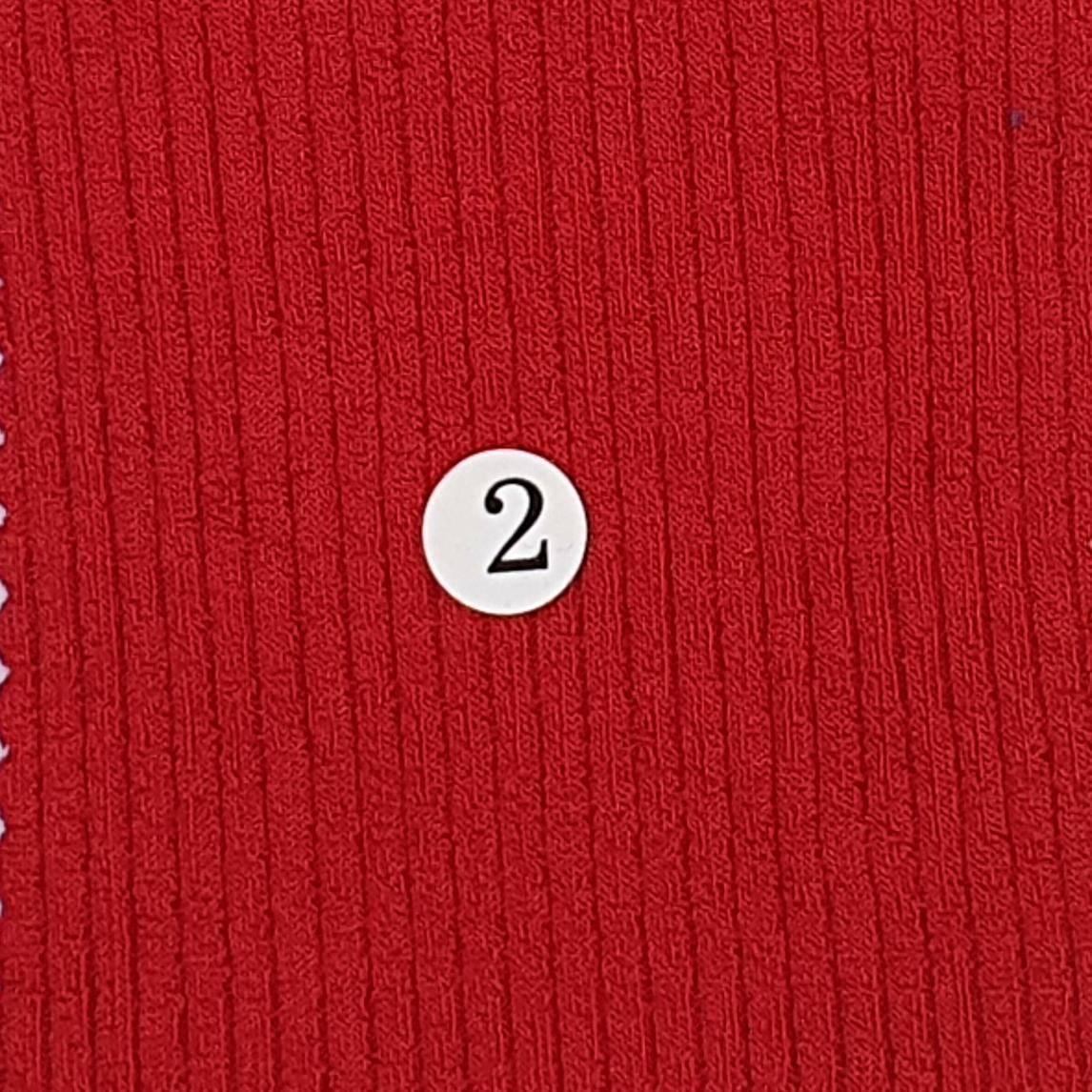 1.Blue-2.Red-3.Orange-4.Mint-5.Yellow - Tencel Rib Span Knit Fabric - FAB 1032