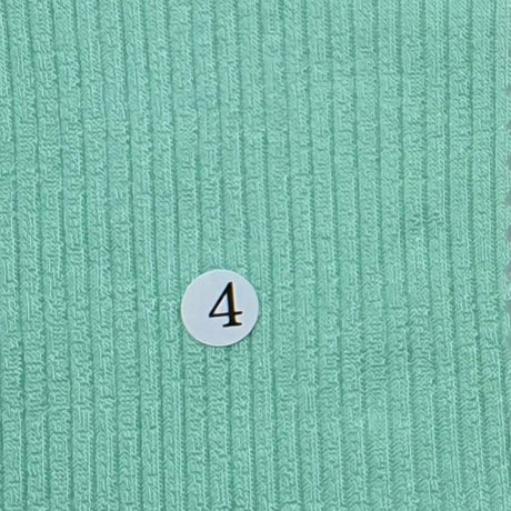 Tencel Rib Span Knit Fabric | FAB1032 | 1.Blue, 2.Red, 3.Orange, 4.Mint, 5.Yellow, 6.Pink, 7.Khaki, 8.Green, 9.Blue Green, 10.Purple by Fabricis.com #