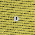 1.Yellow-2.Ivory-3.Beige-4.Pink-5.Fuchsia - Dope Dyed Stripe Poly Span Knit Fabric - FAB 1033