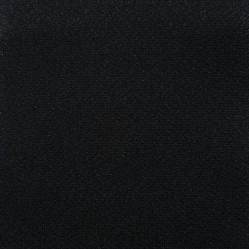 Poly Span Knit Fabric-Black