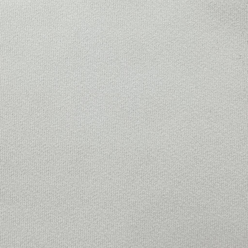 Poly Span Knit Fabric-White