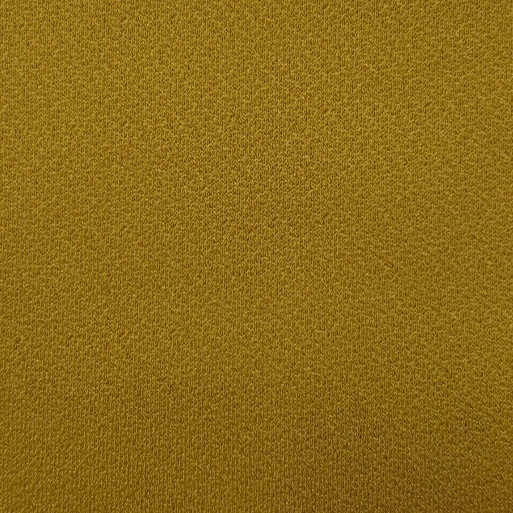 Poly Span Knit Fabric-Mustard1