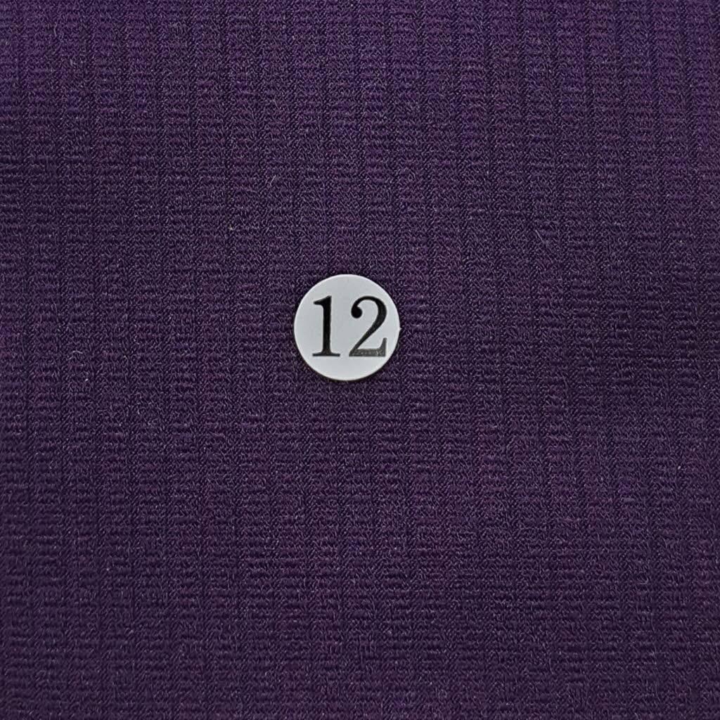 Rib Poly Span Knit Fabric-Purple