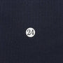 Rib Poly Span Knit Fabric-Navy