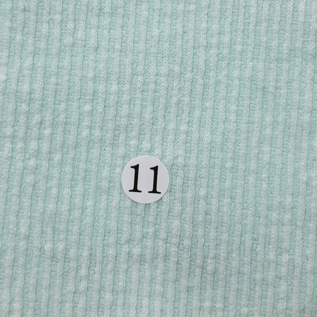 Poly Cotton Span Knit Fabric-Mint