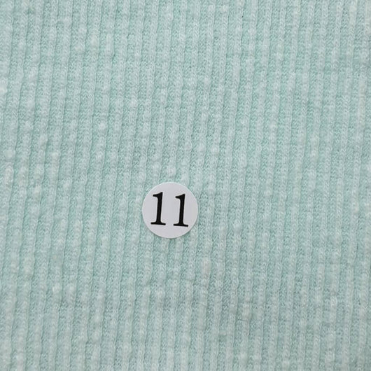Poly Cotton Span Knit Fabric-Mint