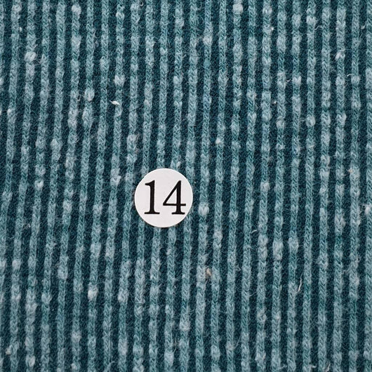 Poly Cotton Span Knit Fabric-Turquoise