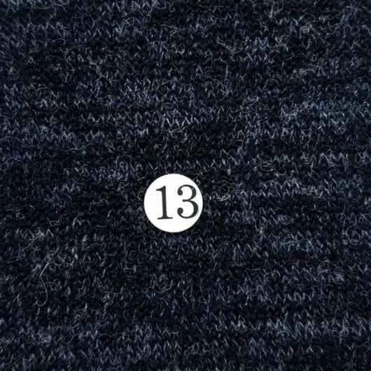 Wooly Poly Rayon Span Knit Fabric-Navy