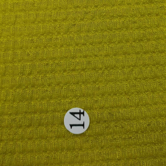 Poly Span Knit Fabric-Mustard