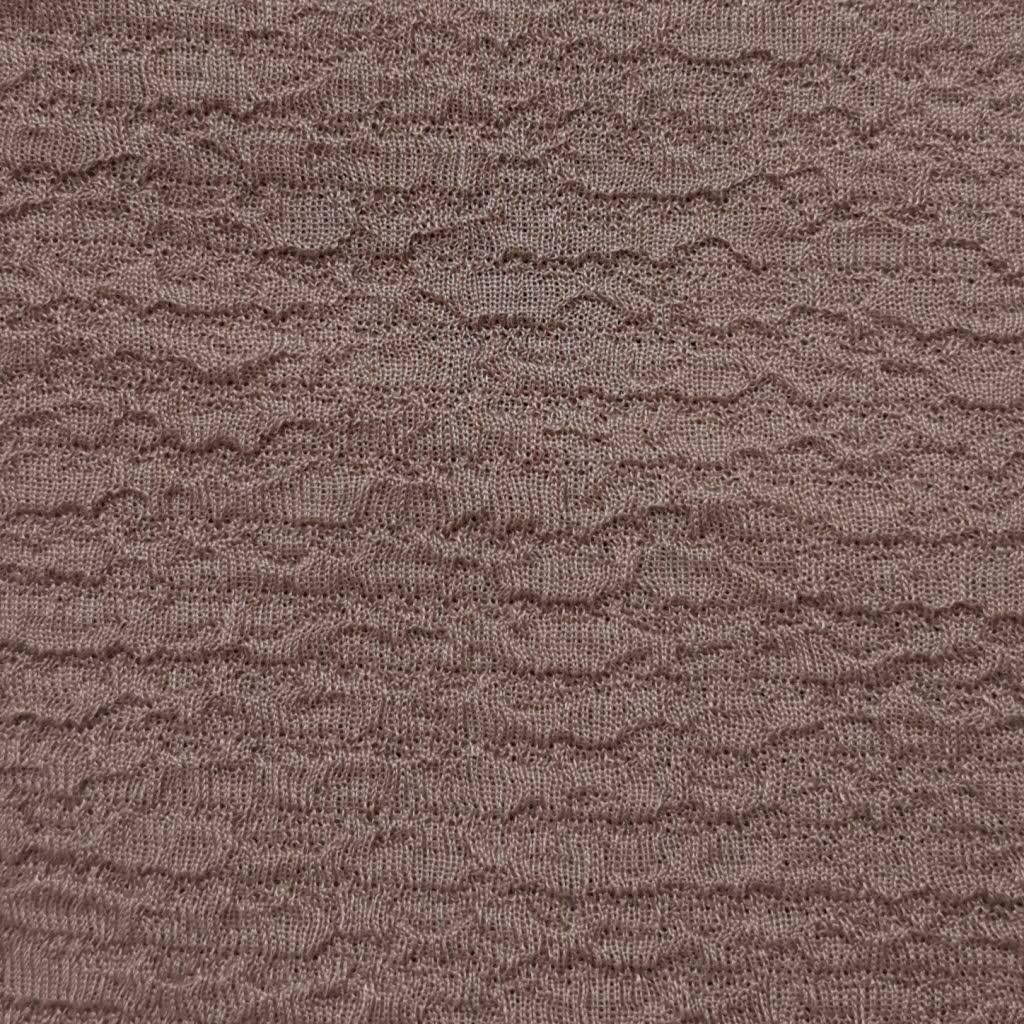 Poly Span Knit Fabric-Red Beige