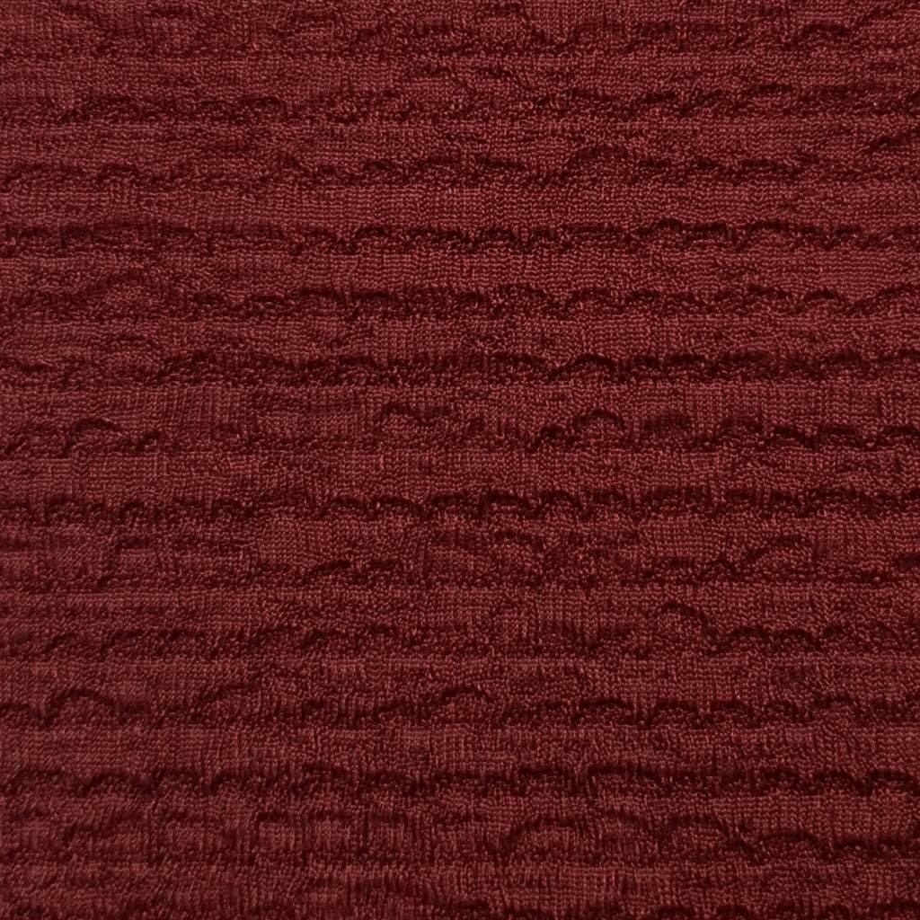 Poly Span Knit Fabric-Wine