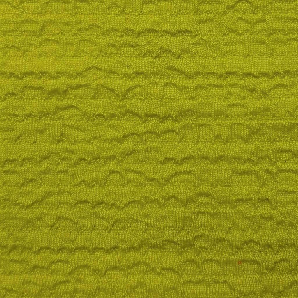 Poly Span Knit Fabric-Mustard