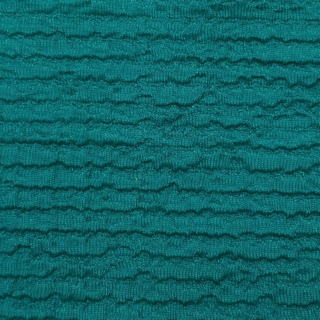 Poly Span Knit Fabric-Turquoise