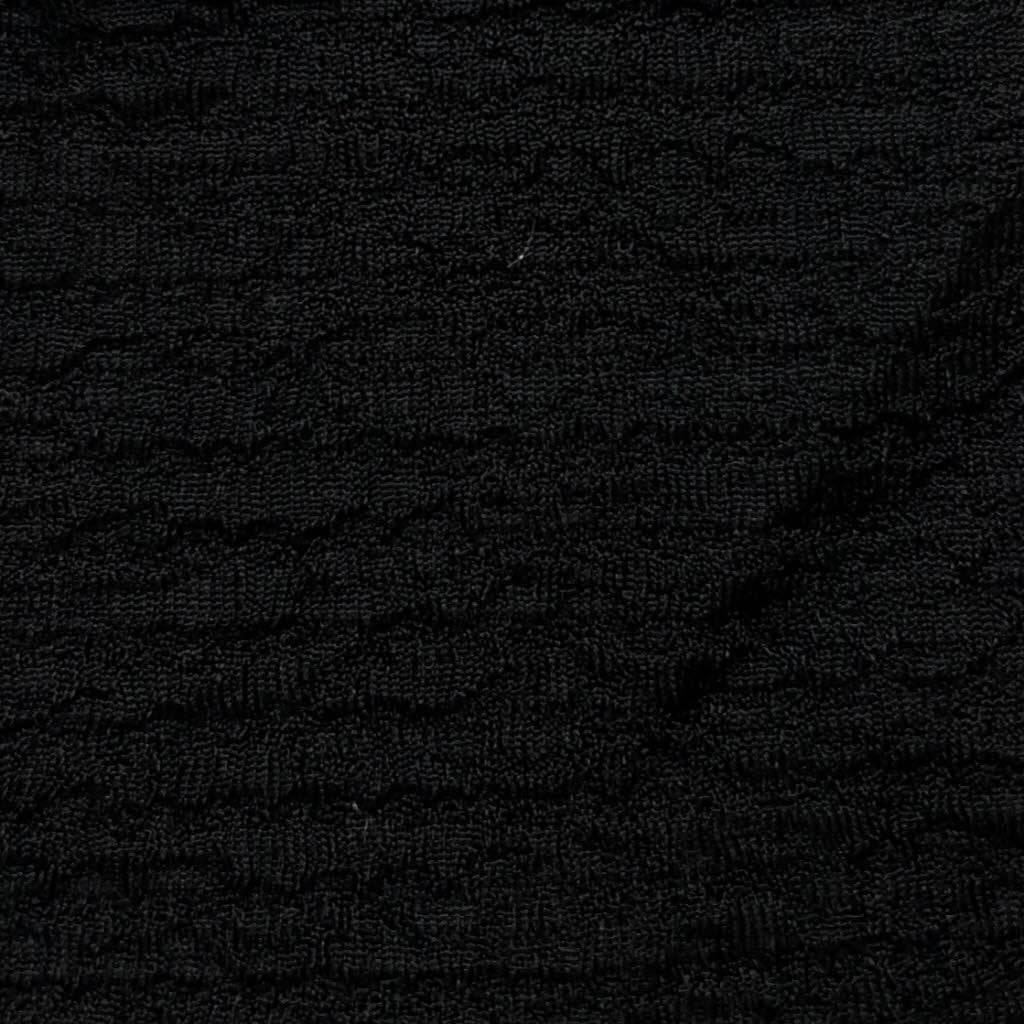 Poly Span Knit Fabric-Black