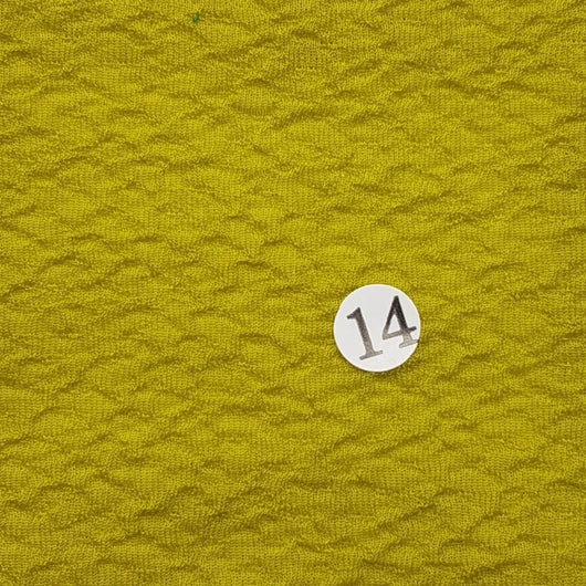 Poly Knit Fabric-Mustard