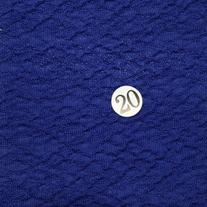 Poly Knit Fabric-Royal