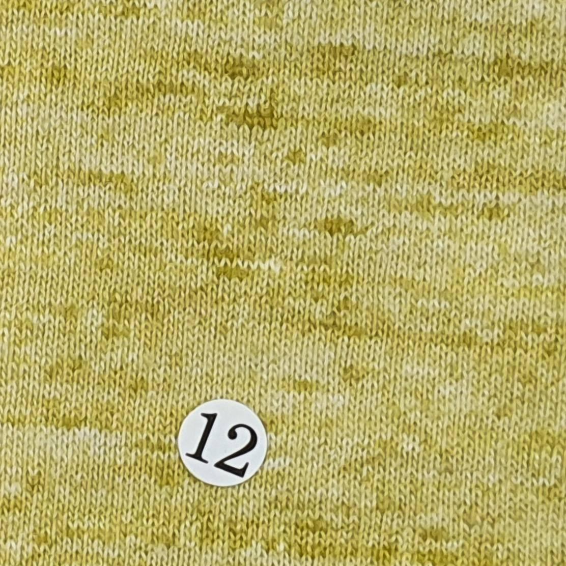 CVC Knit Fabric-Green Yellow