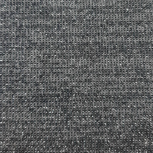 Poly Metallic Span Knit Fabric-Light Grey